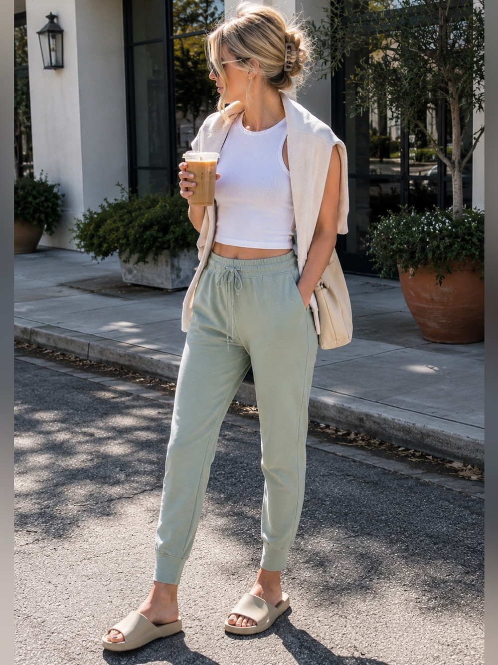 Lululemon Sage Green Buttery Soft Jogger Pants Women’s Athleisure Quiet Luxury